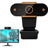 LearnLyrics Webcam USB per PC, fotocamera USB, webcam per trasmissione in diretta per streaming, telecamera USB per laptop, con funzione di messa a fuoco automatica, ampio angolo di visione per