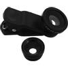HEATSHAKING Obiettivo Grandangolare per Telefono Obiettivo Fisheye in Kit Clip del Cellulare per Maggior Parte degli Smartphone