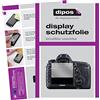 dipos 1x Pellicola Protettiva trasparente per Canon EOS 5D Mark IV | Si adatta perfettamente, ultra sottile, antigraffio, senza bolle, compatibile con cover, anti impronte, autoadesiva