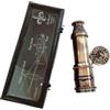 Aljiwar Telescopio nautico in ottone anticato con scatola vintage strumento di navigazione marittima (nero antico, 38,1 cm)
