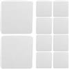 NUOBESTY 10pezzi Panni Per Pulizia Degli Occhiali Salviette in Microfibra Per Lenti Fotocamere e Schermi Telefoni Panni Delicati Per Lenti e Superfici Sensibili