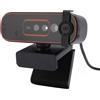 Generic Webcam con Microfono per Desktop, 1080P HD USB Computer Telecamere Riconoscimento Facciale, Streaming Webcam con Cover Privata Mic per PC Zoom Video Gaming Laptop Skype