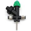 HDWSNXW Punta di spruzzo d'acqua esterna fissa con vite for ugello spruzzatore agricolo - Spruzzo a ventaglio piatto da 110 ° for braccio secco e drone UAV(Double Head-8MM)