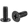 uxcell - Viti M2 x 5 mm, testa a croce con testa a croce nera, diametro 3,8 mm, per IBM HP, Dell, Lenovo Sony, Gateway, Acer Samsung, 200 pezzi