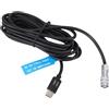 YUEHISY Cavo USB C PD per BMPCC 4K/6K, Compatibile con Caricabatterie da Parete PD Power Box, Cavo di Alimentazione da Tipo C a 2 Pin Femmina