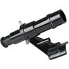 Generic Telescopio Cercatore astronomico 5x24 Cercatore ottico Cannocchiali da puntamento con staffa di mira Nero