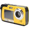 Yunir Fotocamera Digitale, Fotocamera Digitale a Doppio Schermo 4K 56MP, Zoom Digitale 18X Videocamera Subacquea Impermeabile da 10 Piedi per Esterni, per Bambini Ragazzi Ragazze