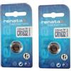 Renata Pila a bottone CR 1632, al litio CR1632, 137 mAh, 3 V, 1 pezzo.
