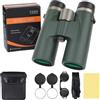Generic Binocolo 12x42 Ad Alto Ingrandimento Visione Notturna Impermeabile Portatile per Birdwatching Viaggi Osservazione delle Stelle Caccia Vista Più Ampia Smart Focus