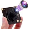 Hotpet Fotocamera USB 4K Sony IMX317 Sensore di immagine Webcam per Windows Mac Android Linux (obiettivo da 3,6 mm)