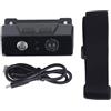 GOWENIC Telecamera Frontale a LED HD 2MP 1080P, Telecamera Frontale Impermeabile IP68 con Visione Notturna, Rilevamento Intelligente, Regolazione 'angolo di 45°, Grandangolo di 120°,
