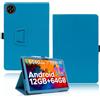 yystao Custodia protettiva per tablet DOOGEE Tab A9/A9Pro 10.1 pollici 2025, yystao pelle PU custodia protettiva compatibile con DOOGEE Tab A9/A9Pro 10 inch Tablet - cinturino da polso, azzurro