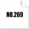 DIYthinker 5Pcs regalo fortunato No.269 Numero Nome Occhiali Panno panno di pulizia dello schermo del telefono Cleaner