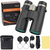 Generic Binocolo 12x42 Ad Alto Ingrandimento Visione Notturna Impermeabile Portatile per Birdwatching Viaggi Osservazione delle Stelle Caccia Vista Più Ampia Smart Focus