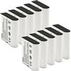 TYRLBDXS Batteria agli ioni di litio for fotocamera, 3,7 V/1500 mAh, compatibile con Casio NP-40 CNP-40 NP-40DBA NP-40DCA(10 Pack)