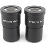 Generic Una coppia di oculari WF10X WF15X WF20X WF25X WF30X for microscopio stereoscopico a campo largo 20 mm 15 10 9 WF10X/20 Ricambi per telescopi astronomici