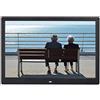 Cornici per Foto Digitali Lettore Video Musicale con Immagine da 14 Pollici con Telecomando Supporta Disco U, Slot per Scheda SD (Nero)