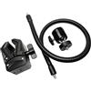FHGSPQWM Supporto per tubo flessibile girevole standard per dispositivi da 1/4 di pollice come webcam Circlet Lights e tablet Staffa a testa sferica in metallo per tubo flessibile