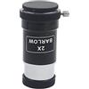 Generic 1.25 Lente 2X for telescopio astronomico Oculare monoculare 31.7mm Telescopio in plastica acromatica Parte Ricambi per telescopi astronomici