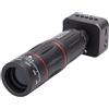 Generic Telecamera Monoculare HD con Teleobiettivo 18X per Escursioni di Birdwatching, 20 Effetti + Schermo per Avventure All'aria Aperta ABS 5,83x2,01x1,65 Pollici