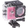 BJdfgE Videocamera DV portatile Full HD 1080P impermeabile con videocamera d'azione for fotocamera subacquea for sport all'aria aperta(Pink)