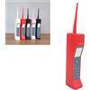 generic Decorazione retrò per telefono cellulare in mattoni, decorazione per telefono cellulare di simulazione, aspetto industriale vintage, decorazione per telefono cellulare a forma di mattoni per (rosso)