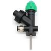 HDWSNXW Punta di spruzzo d'acqua esterna fissa con vite for ugello spruzzatore agricolo - Spruzzo a ventaglio piatto da 110 ° for braccio secco e drone UAV(Single Head-8MM)