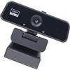 Hangsu Telecamera Web portatile con risoluzione 4K con supporto flessibile di rotazione per trasmissioni live fluide e fotocamera autofocus di apprendimento elettronico per laptop