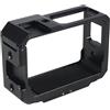 Generico Compatibile con Insta360 One R/RS - Supporto con gabbia in metallo + adattatore for treppiede pieghevole da 1/4 Accessorio for montaggio a slitta fredda(No Logo RS Cage)