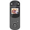 DIGNIFE Action Camera, Telecamera azione 1080p, palmare multifunzionale DV. Fotocamera digitale, ruota la lente selfie che ricarica la fotocamera del lettore MP3(Noir)