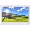 UsmAsk Spacmirrors Cornice Digitale, Cornici per Foto Digitali, Album Fotografico Elettronico Macchina pubblicitaria LED Risoluzione HD 1920 x 1080 Schermo IPS Ingresso HDMI Scheda 1080PSD Riproduzione Disc