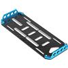 SPYMINNPOO Lega in Alluminio di Alta qualità -Piatta per Batteria in Fibra di Carbonio con Facile Lega di Alluminio per Auto RC per Axiale SCX10 CC01 D90, Batteria (BLUE)