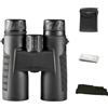Generic Binocolo con prisma a tetto HD 8X42/10X42 obiettivo BAK4 Telescopio impermeabile IP67, compatibile for concerti e sport di viaggio(10X42COMET)