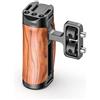 XDSXHYXJZ Compatibile con Nikon - R075 Gabbia universale for fotocamera con maniglia laterale, impugnatura in legno con slitta a contatto freddo for microfono/luce video(Wooden handle)