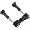 AWJUWHBJ Doppio Doppio Adattatore di Montaggio Per 13 12 11 10 9 8 7 6 5 4 3 2 Doppio Montaggio Staffa Accessori Action Camera Action Camera