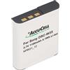 AccuCell - Batteria per SONY DSC-H3, ricaricabile NP-BG1