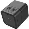 Generic Mini action camera HD 1080p, impermeabile, antipolvere, con registrazione in loop, batteria integrata, obiettivo grandangolare, videocamera portatile con accessori di montaggio per ciclismo, sci