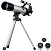 YangRy Astronomical Telescope - Travel Telescope - Powered monocular Telescope by a Portable Tripod - for Beginners, Children and Adults YangRy