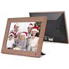 TianfuSpanda Cornice digitale Andoer da 10 pollici con WiFi, montabile a parete, schermo touch IPS 1280 * 800, 16 GB di memoria, rotazione automatica, condivisione foto tramite app