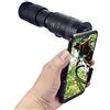 Generic 4K 10-300X40mm Teleobiettivo Zoom Monoculare Portatile Cannocchiale Zoom Viaggi Attività all'aperto