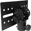 Ynnhik Staffa adattatore per montaggio rotante in metallo, staffe adattatrici per altoparlante per montaggio su da 35 mm, adattatore per supporto in metallo da 35 mm - Cilindro per altoparlante da