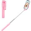 Generic Treppiede per selfie | Treppiede telescopico per selfie | Treppiede per telefono con telecomando wireless, treppiede per selfie stick, supporto per telefono, treppiede stabile per vari telefoni
