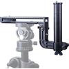 iShoot Interamente in metallo pieghevole long-focus teleobiettivo staffa di supporto fotocamera piastra a sgancio rapido per Canon Nikon Sony
