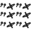 Majatou Set Filtri Inchiostro per Stampante a Getto D'inchiostro Stile 45 Mm, Accessorio di Sostituzione Disco Grande 6 Mm X 4 Mm (4mm*3mm)