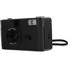 PartyKindom Fotocamera Compatta in Abs Flash Integrato, Compatibile Pellicola 35mm, Design Retrò Nero senza Batteria, Facile da Usare per Fotografia Vintage