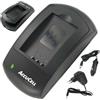 AccuCell Caricabatteria rapido adatto per Samsung BP105R Batteria IA BP210R, IA-BP210E IA, IA BP420E