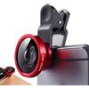 Generic per selfie per telefono, 0,4 x 3,3 x 2,8 cm, grandangolare per fotocamera per telefoni cellulari, luminoso, versatile e di squisita fattura, design a clip, obiettivi per