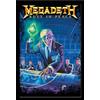 empireposter Megadeth - Poster Rust in Peace, dimensioni 61 x 91,5 cm + cornice intercambiabile, Shinsuke® Maxi MDF nero, disco acrilico