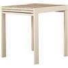 yelloo SANREMO Tavolo Bar Cucina Colore BEIGE 70x70 Allungabile 140 cm Tavolino Mod. SANREMO