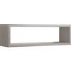 MODULARREDO | REGOLO Mensola da Muro, Pensile Bagno, Mensola da Parete, Scaffale da Parete, 60x17 p15.5 cm, Rovere Grigio Nuovo, Kit Tasselli Incluso - Made in Italy
